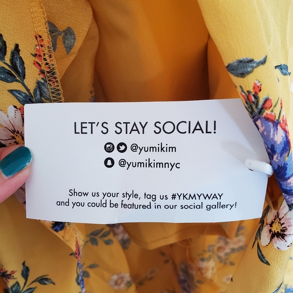 Yumi Kim Daisy Bouquet Marigold Midtown Dress - Picture 7 of 9